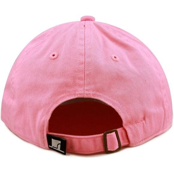 Kids Washed Low Profile Cotton and Denim UPF 50+ Plain Baseball Cap Hat - Picture 4 of 7